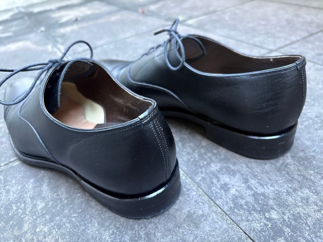 ドレス　ビジネス　シューズ　内羽根　ストレートチップ　撥水　防水　大塚製靴　美品