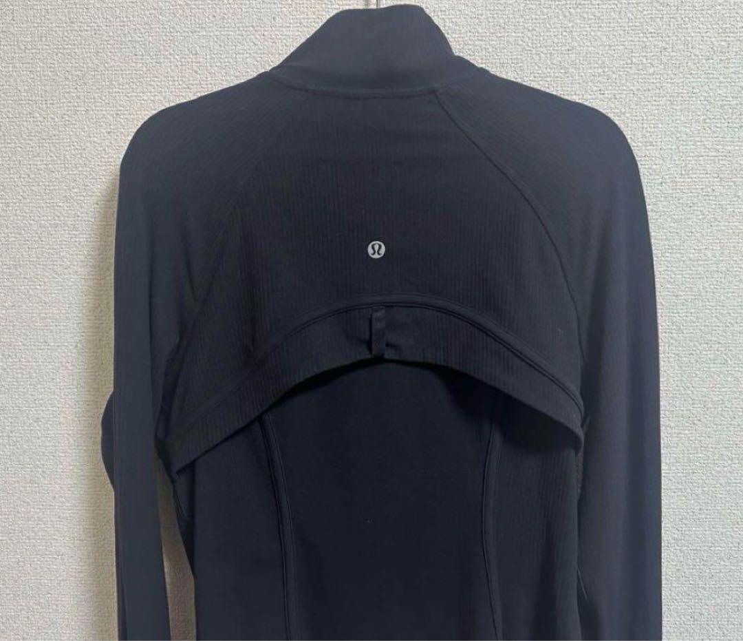 lululemon ルルレモン　ヨガ　ランニング　リブ　ブラック　ジャケット