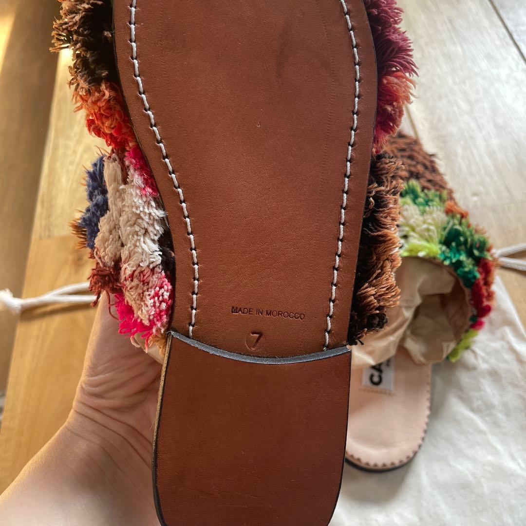 値下げCALLA parisモロッコサンダルサボrokuロクビューティ＆ユース