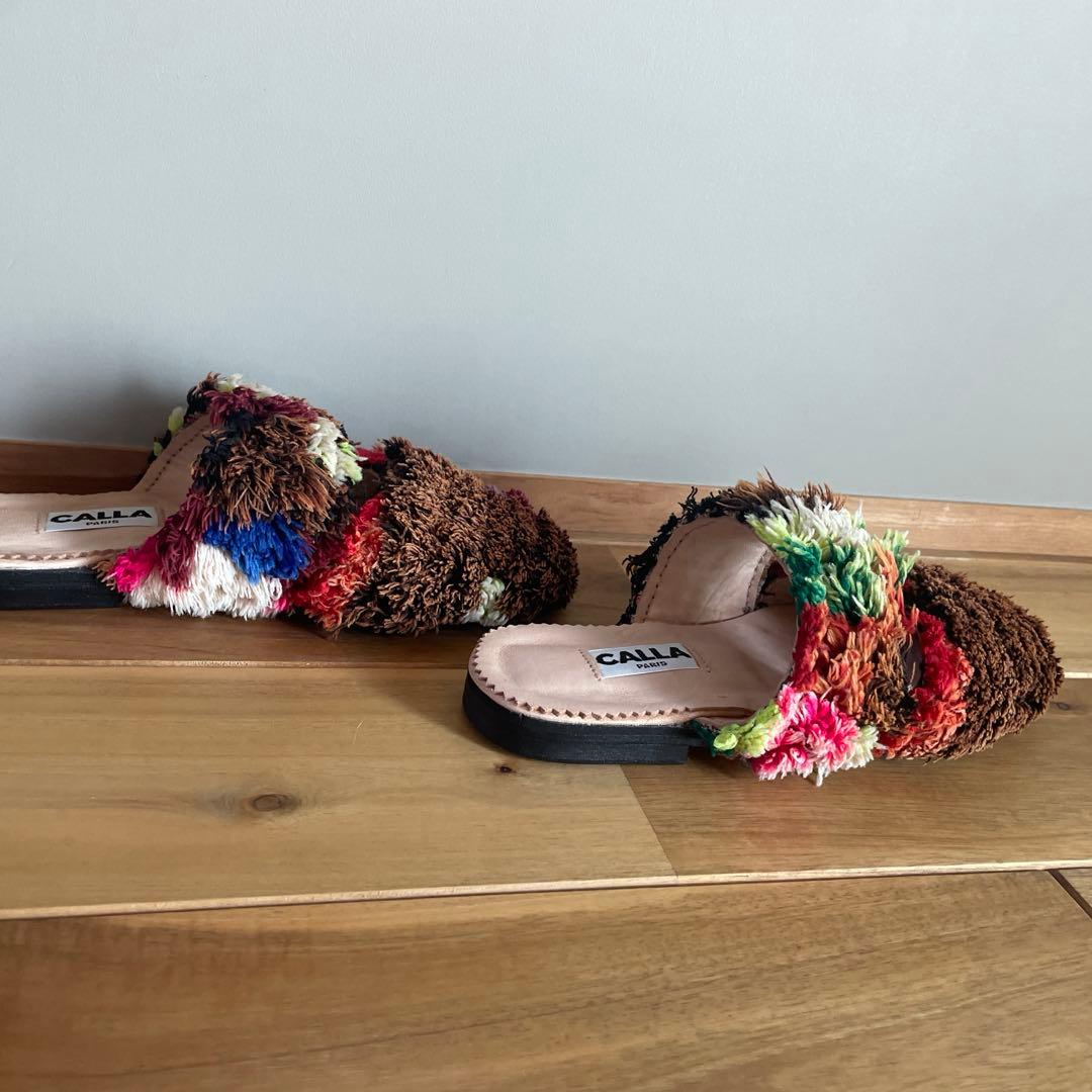 値下げCALLA parisモロッコサンダルサボrokuロクビューティ＆ユース