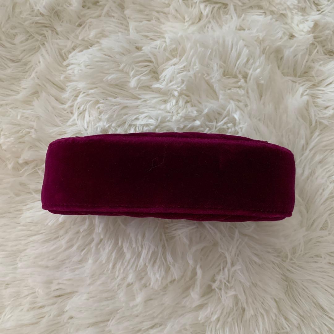 Whiteboo!!様グッチ マーモント ベロア ボディバッグ ウエストポーチ