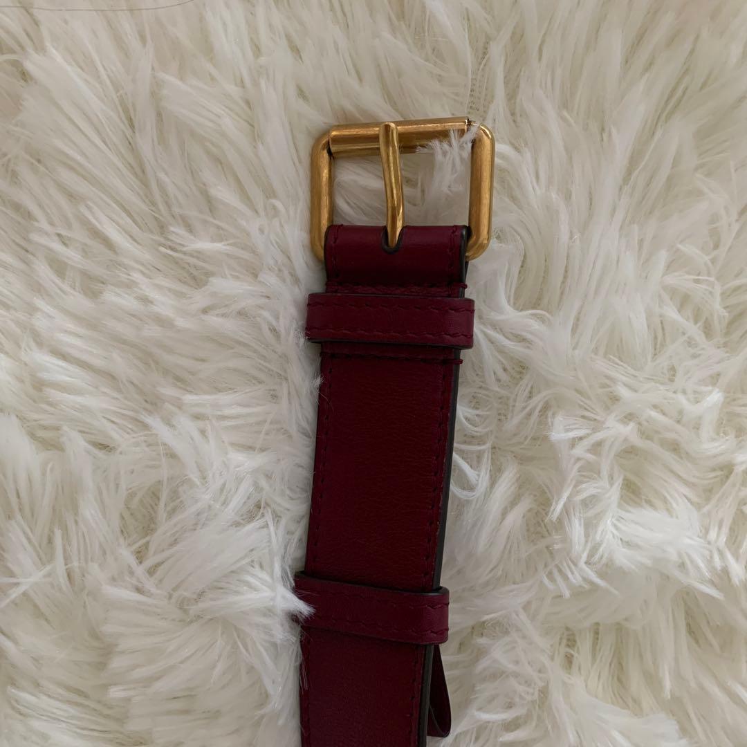 Whiteboo!!様グッチ マーモント ベロア ボディバッグ ウエストポーチ