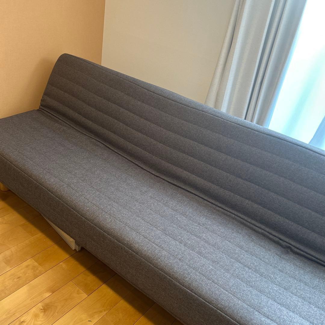 【Tiger-kei】無印良品 ソファベッド 現行品 木製脚20cm付き