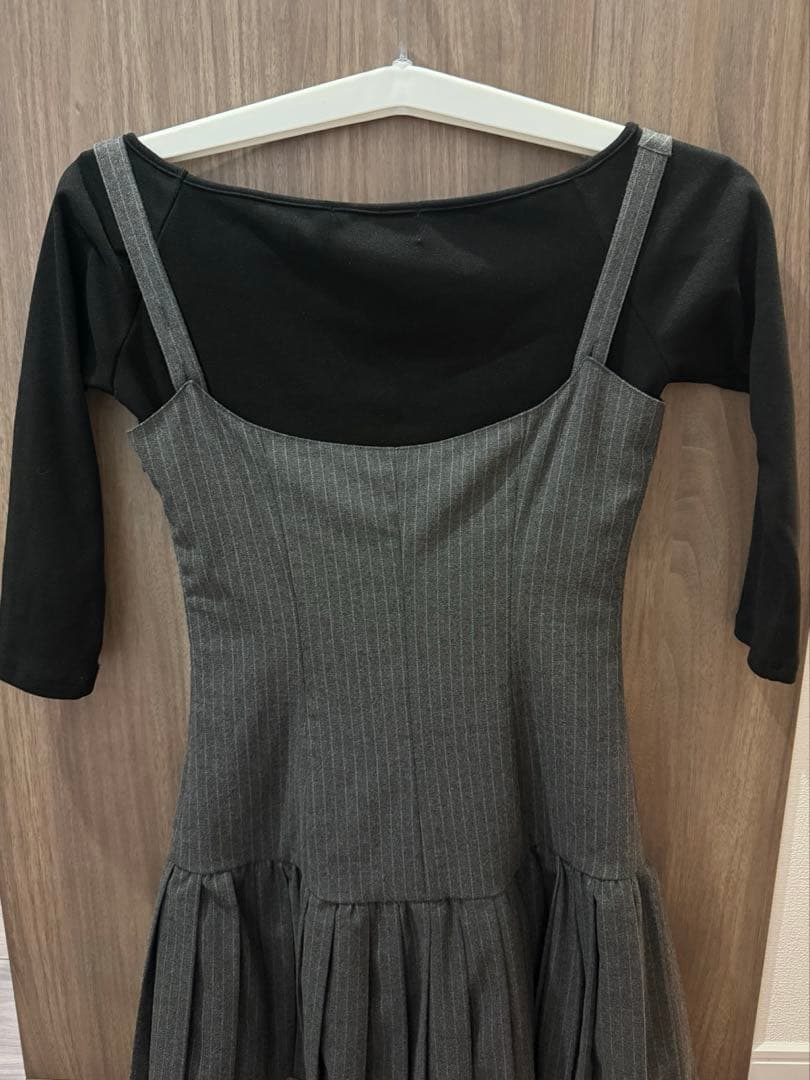 ワンピース andmary Jade set mini dress gray