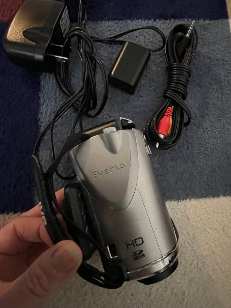 中古 JVC Everio ビデオカメラ☆3脚セット
