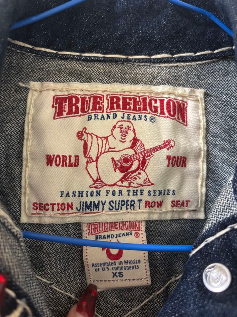 TRUE RELIGION ネイビー デニムジャケット XS