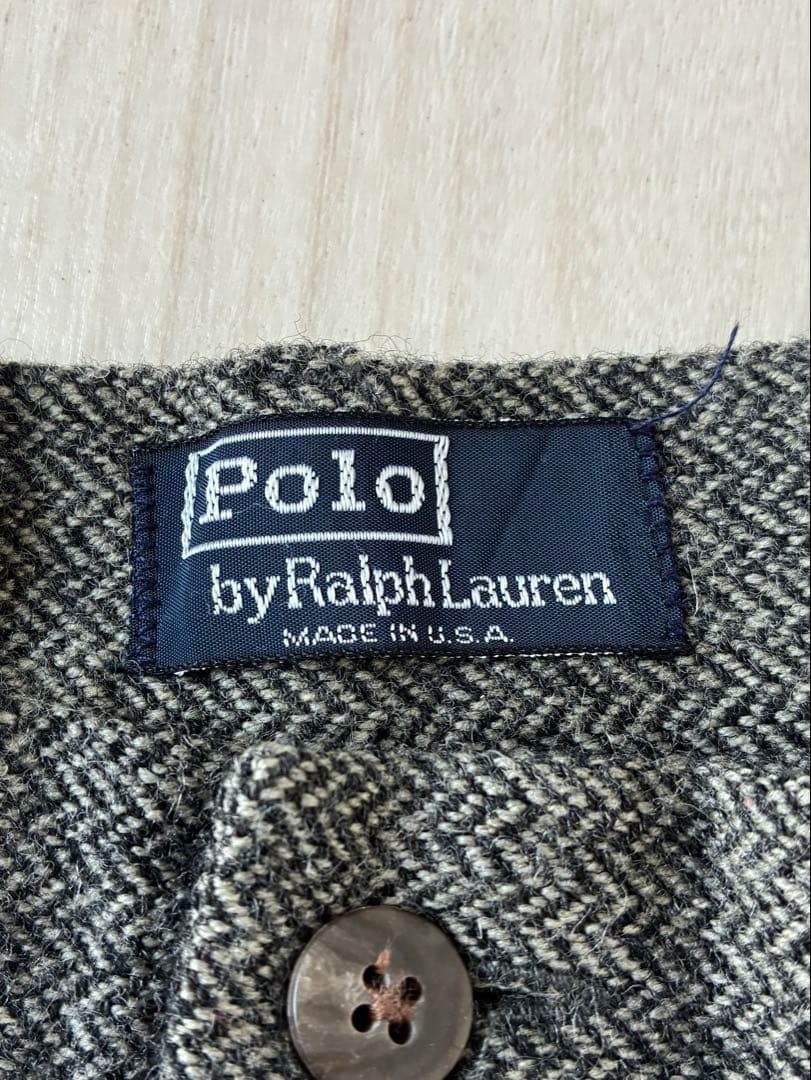80s Polo by Ralph Lauren USA製 ウールスラックス
