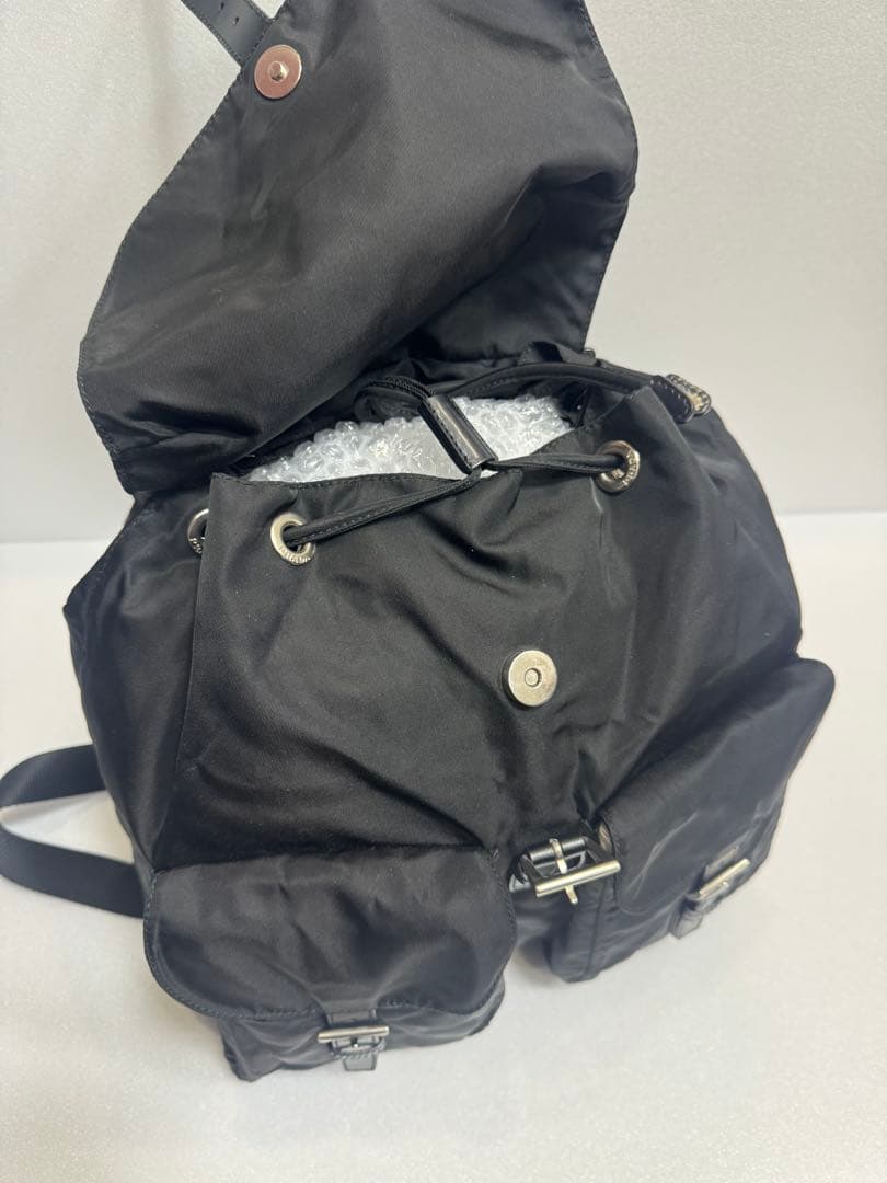 美品 PRADA（プラダ）バックパック デイパック ポコノ 三角ロゴ