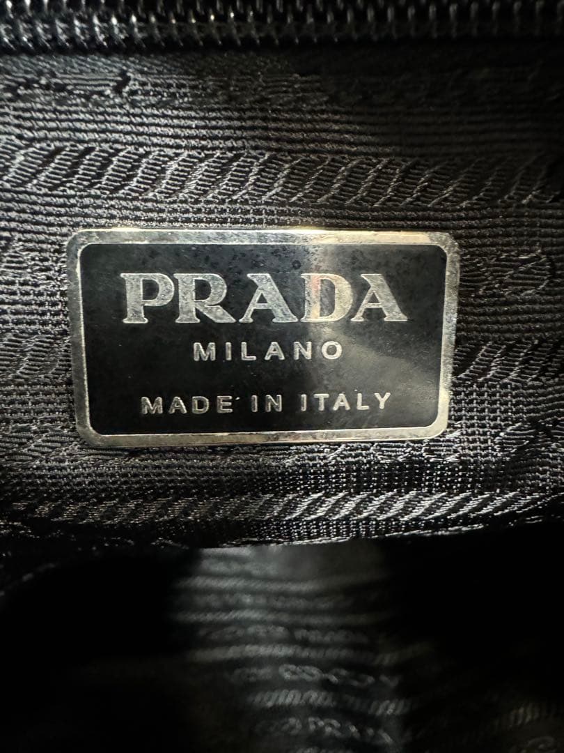 美品 PRADA（プラダ）バックパック デイパック ポコノ 三角ロゴ