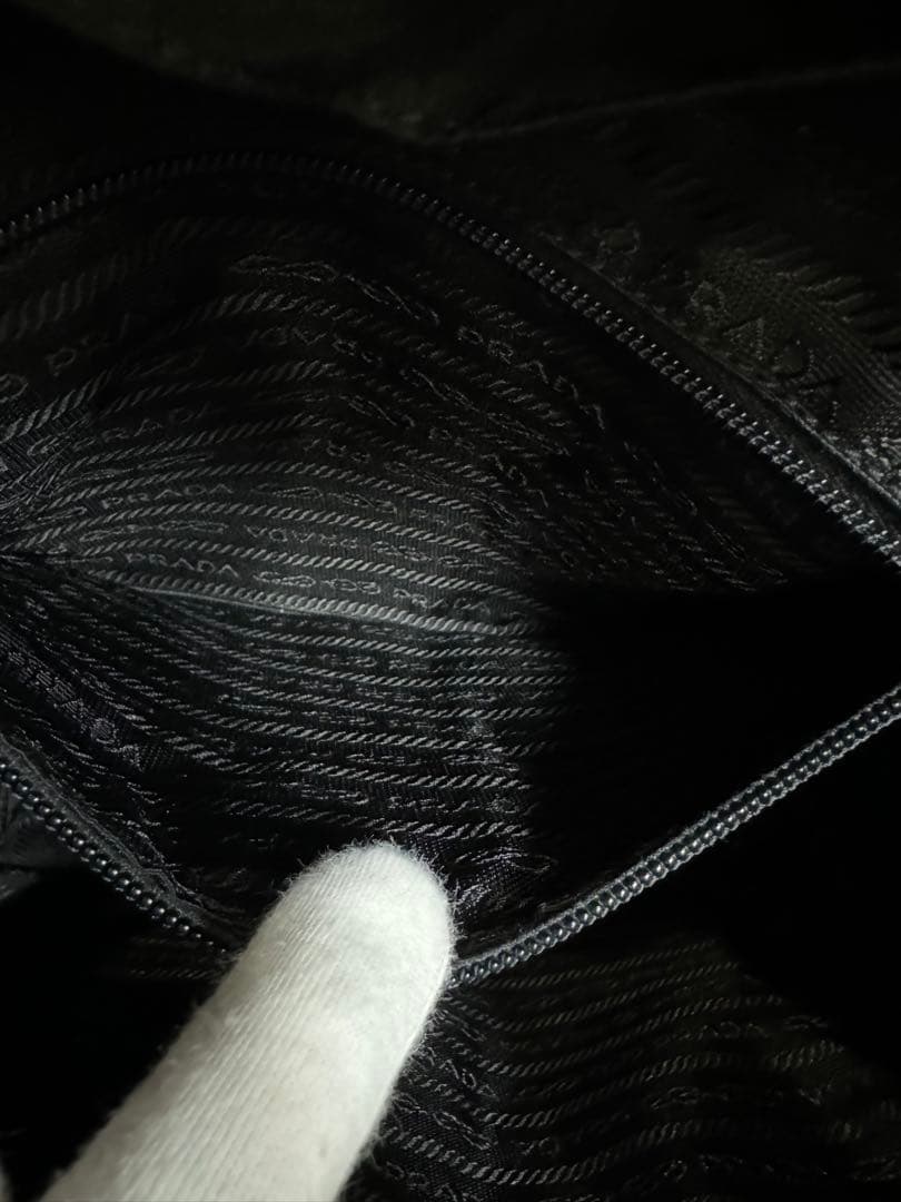 美品 PRADA（プラダ）バックパック デイパック ポコノ 三角ロゴ