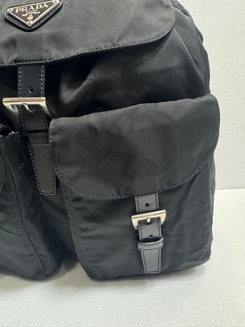 美品 PRADA（プラダ）バックパック デイパック ポコノ 三角ロゴ