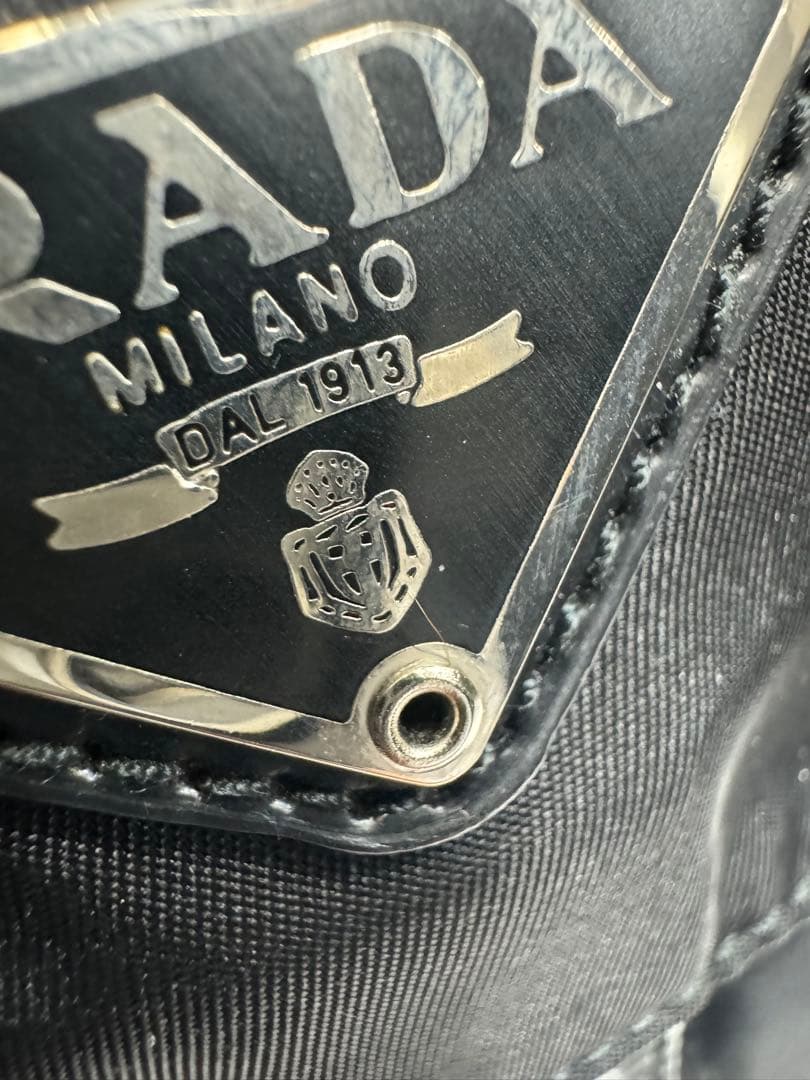 美品 PRADA（プラダ）バックパック デイパック ポコノ 三角ロゴ