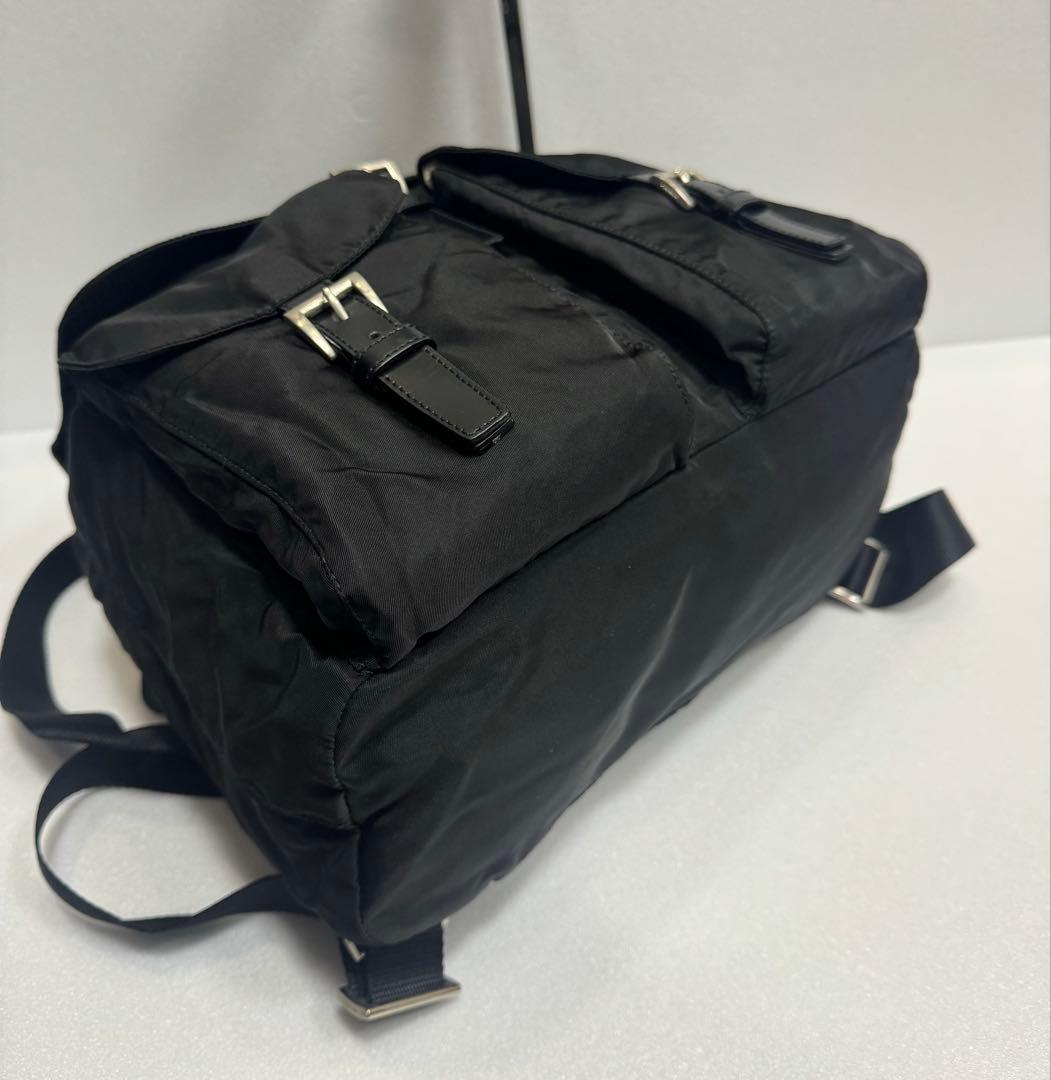 美品 PRADA（プラダ）バックパック デイパック ポコノ 三角ロゴ
