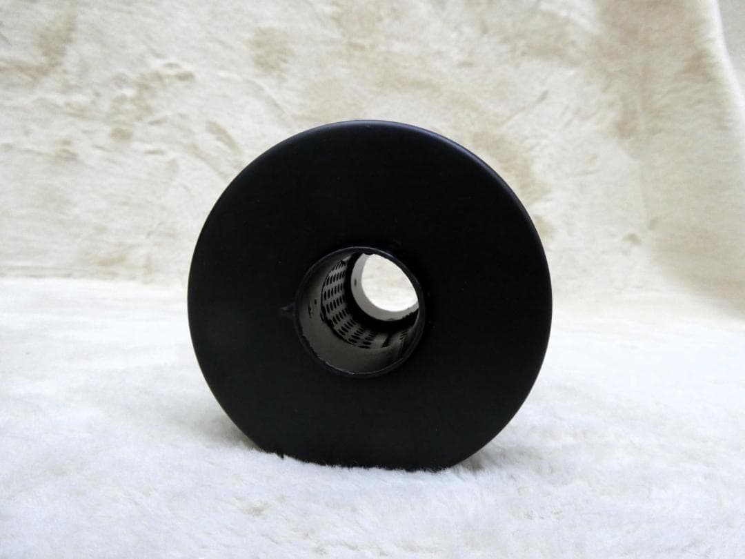 ブラック　メガホン　インナーサイレンサー付５０．８/ラッパ 爆音 スチール