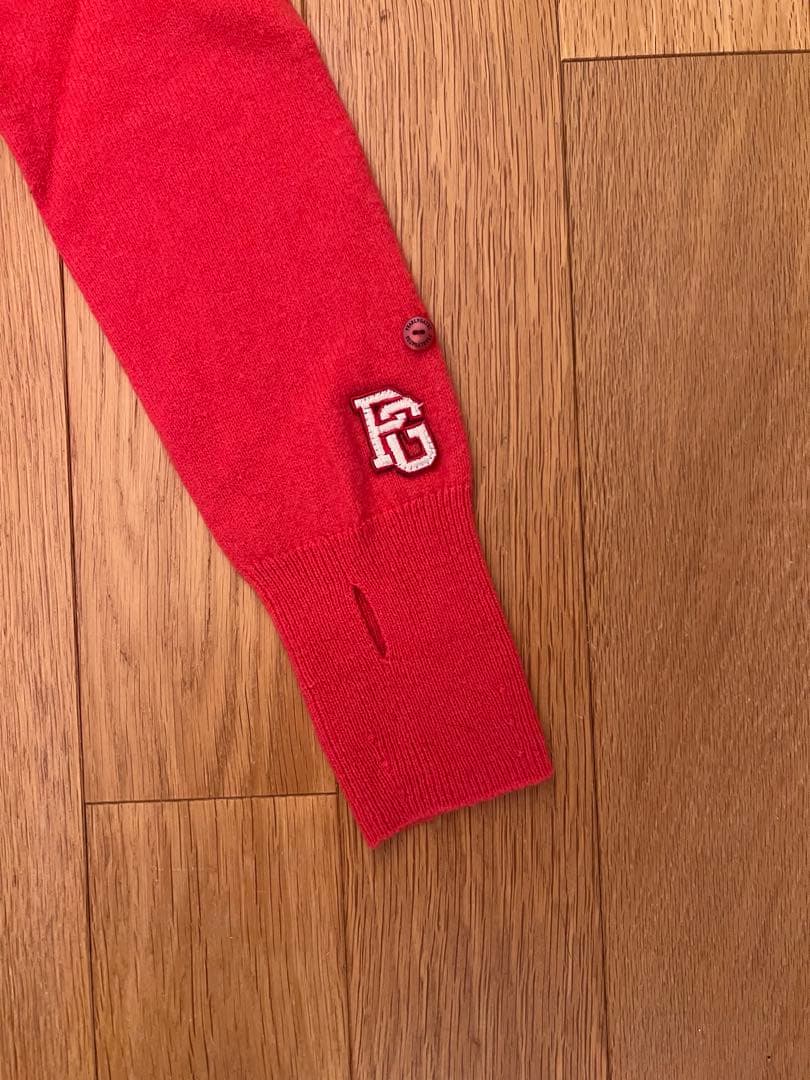 パーリーゲイツ ニット パーカー ワッペン 裏起毛 蓄熱 スカート 0 Sサイズ