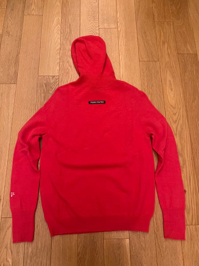 パーリーゲイツ ニット パーカー ワッペン 裏起毛 蓄熱 スカート 0 Sサイズ