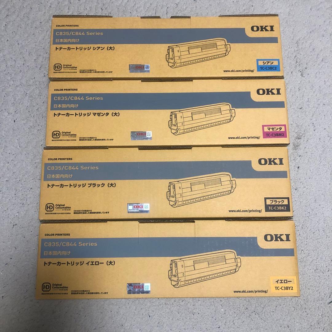 OKI 純正トナーカートリッジ （大）４色セット TC-C3B No.1