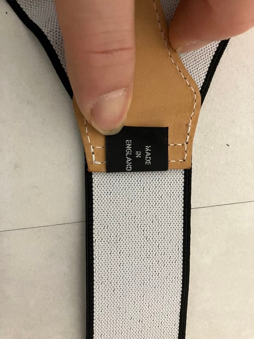 アルバートサーストン サスペンダー黒 イギリス製  THURSTON