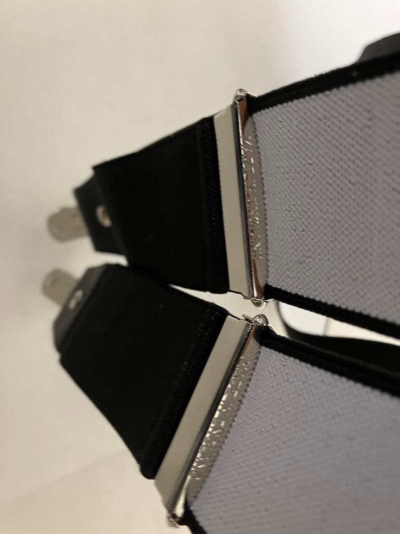 アルバートサーストン サスペンダー黒 イギリス製  THURSTON