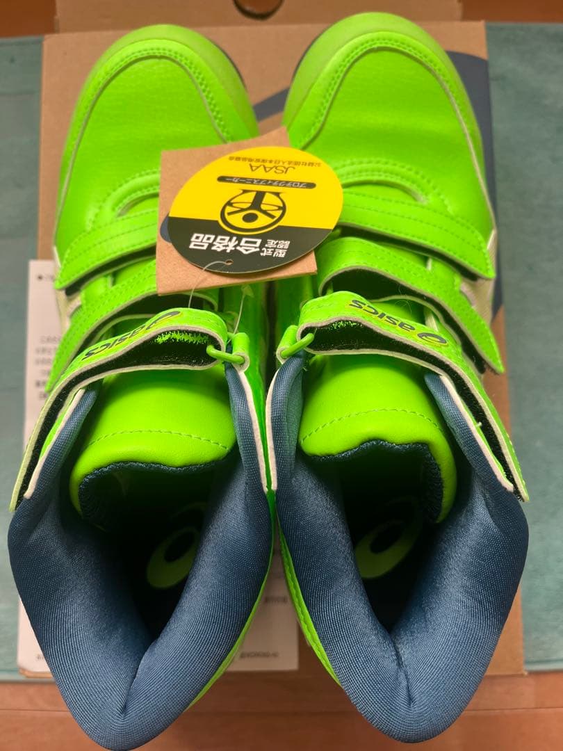 安全靴　asics CP308AC 未使用品　27.0 グリーン