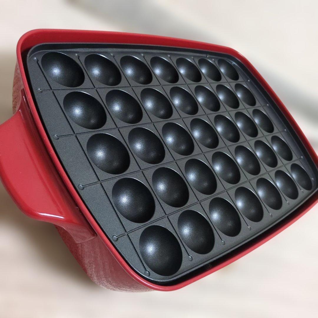 【美品】BRUNO ホットプレート グランデサイズ レッド