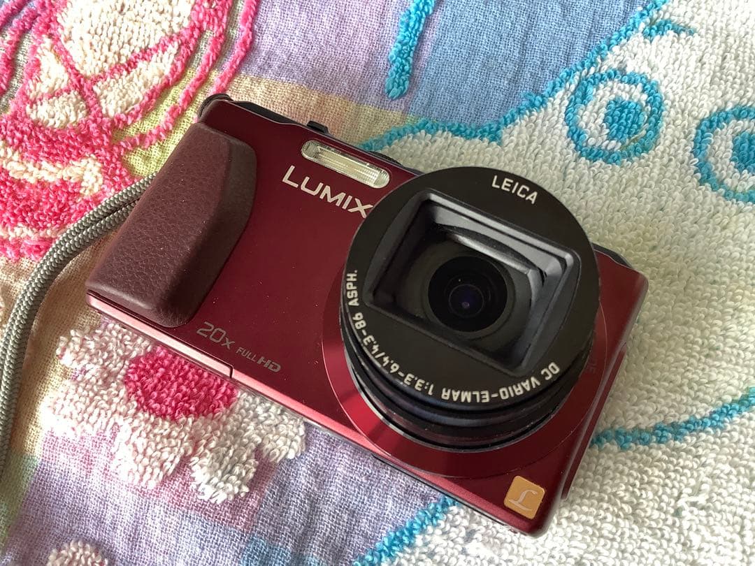 美品 Panasonic デジタルカメラDMC-TZ40-R Wi-Fi GPS