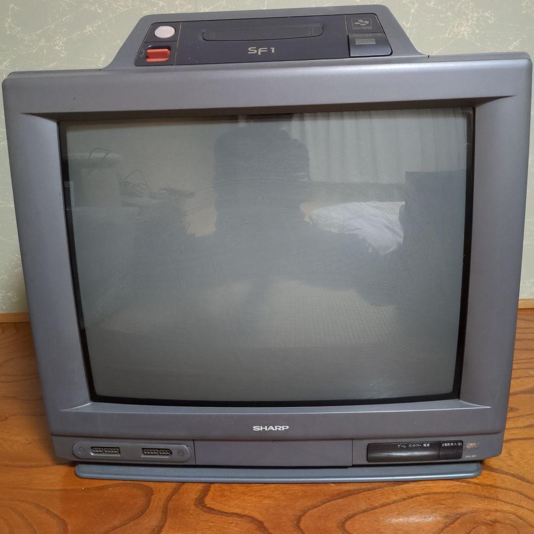 SHARPスーパーファミコン内蔵テレビ　21G-SF1 コントローラー3個付き