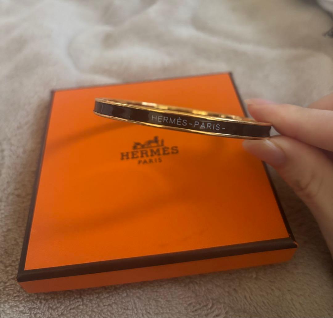 HERMES ゴールドバングル 専用ボックス付き