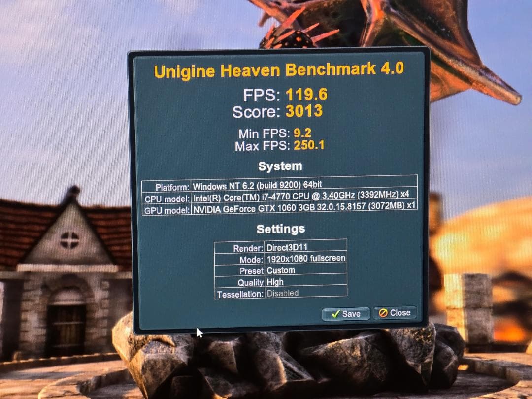 白ゲーミングPC i7-4770 / GTX1060 / SSD512GB