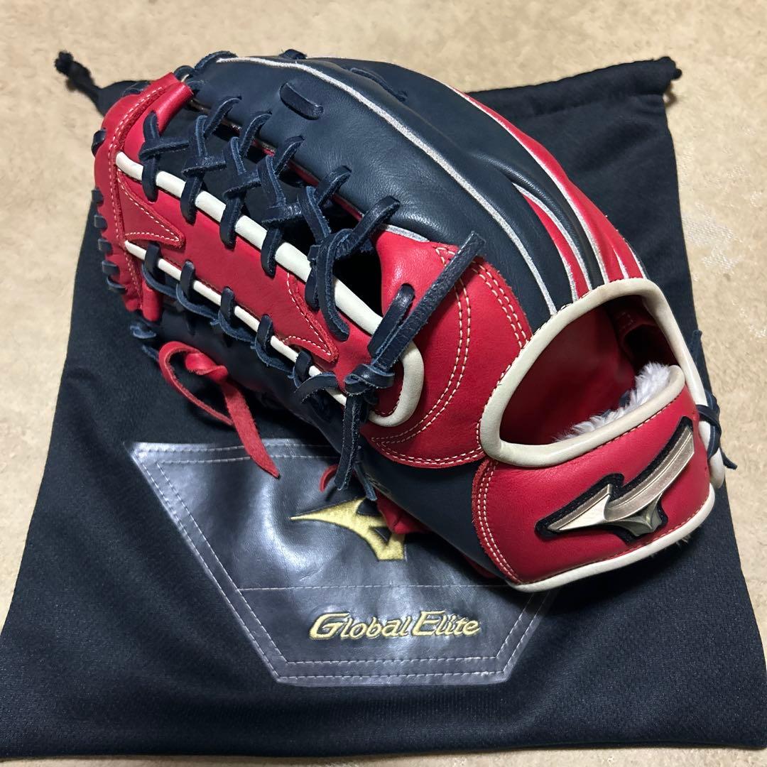 グローブ 外野 軟式 ミズノ グローバルエリート 左投げ