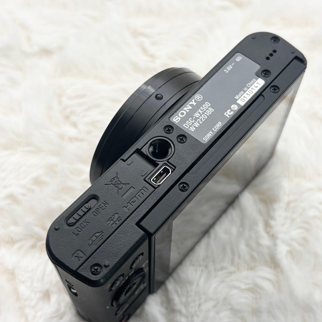 動作良好 Sony Cyber-Shot DSC-WX500 ブラック