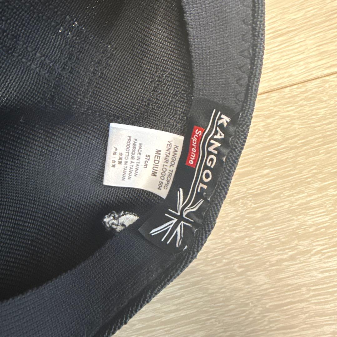 【美品】SUPREME x KANGOL ベレー帽　M 黒