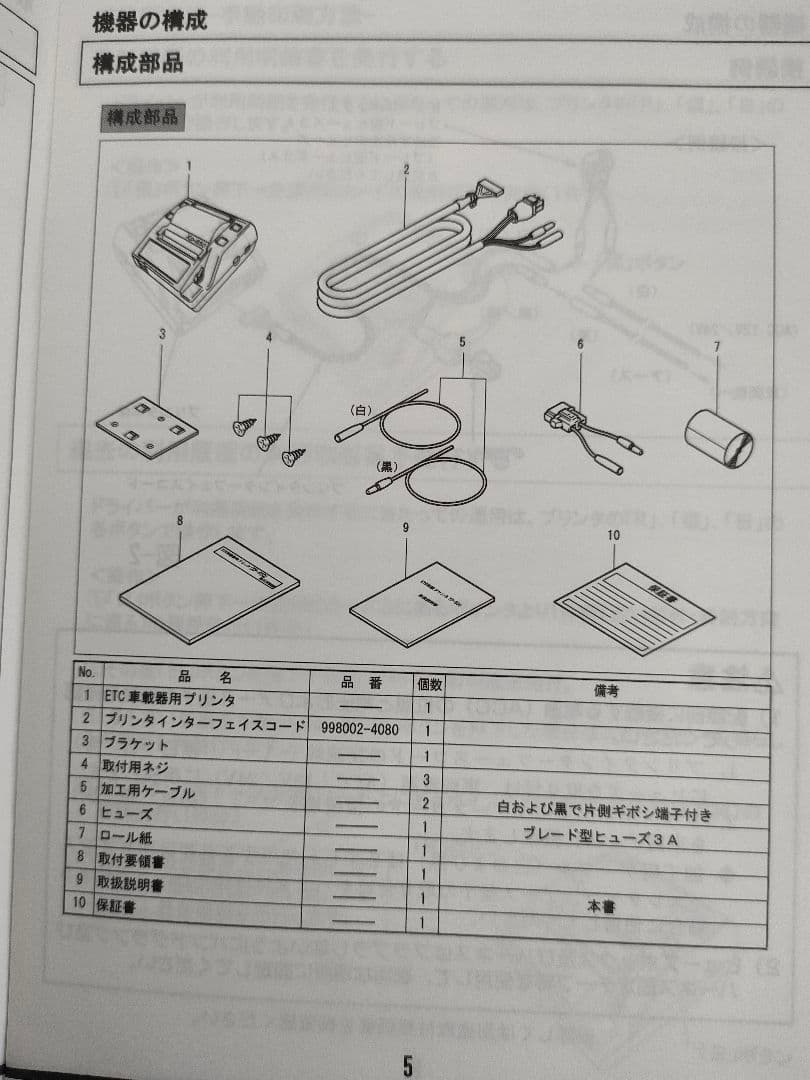 T*ン様 DENSO XP-650 ETC車載器用プリンター