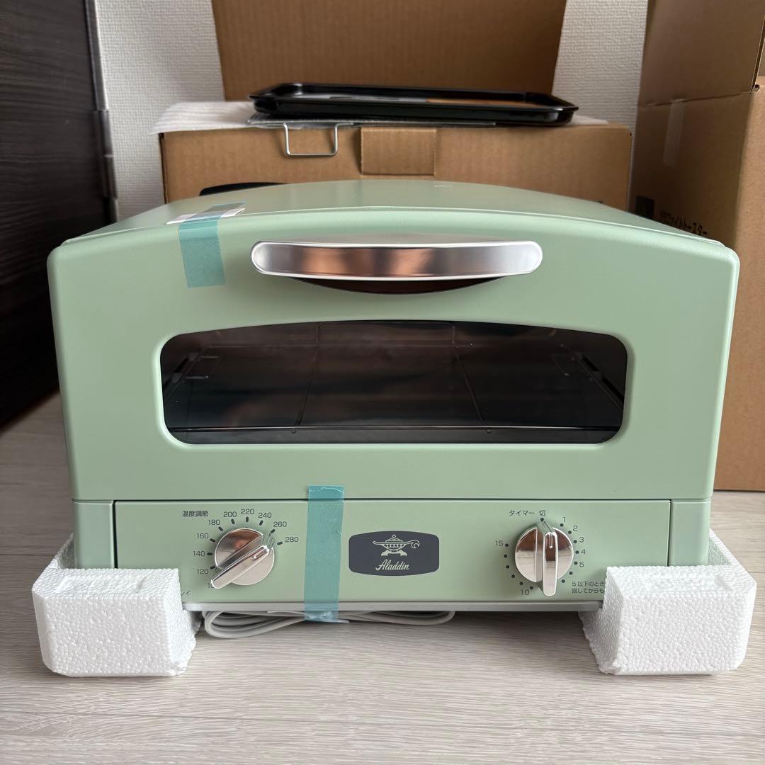 【新品未使用】アラジントースター　2枚焼き　AET-GS13C ミントグリーン