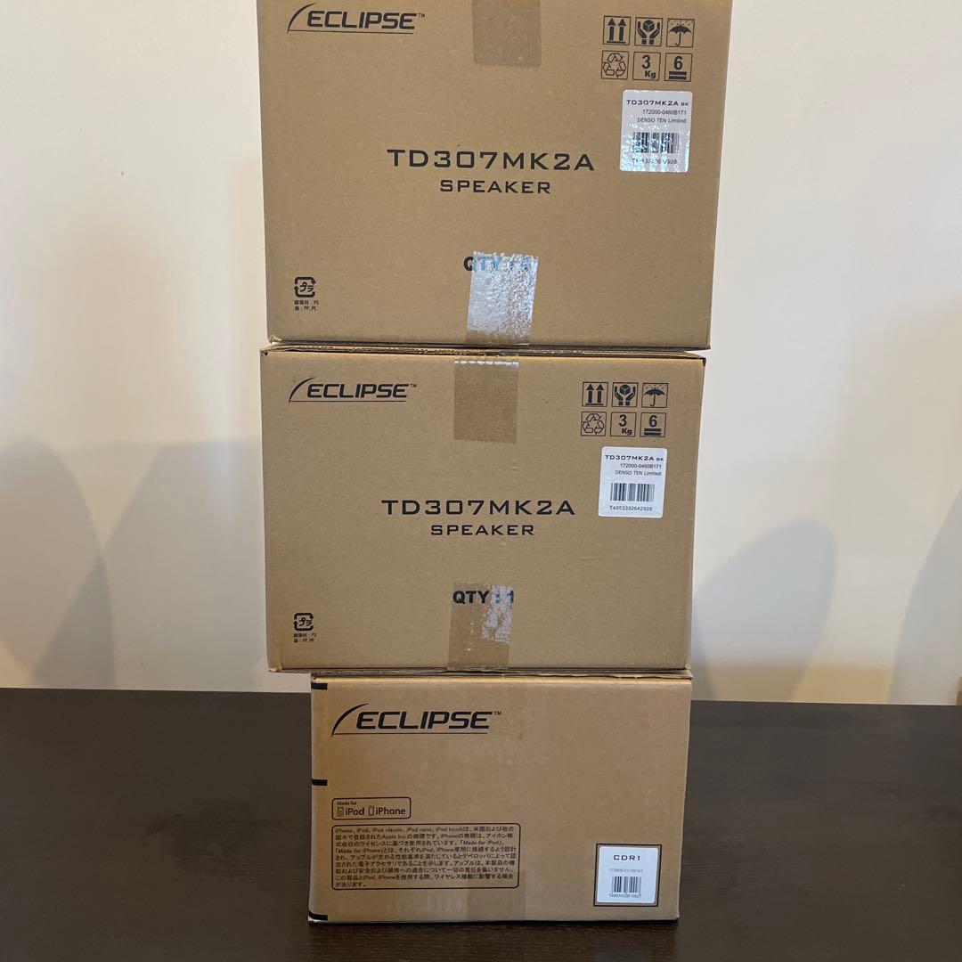 イクリプスECLIPSE CDR1 307 PACK-T BK スピーカーセット