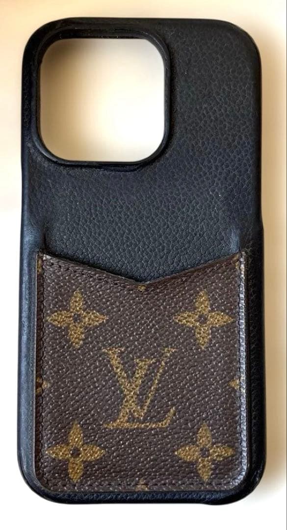 Louis Vuitton モノグラムレザーケースiPhoneケース