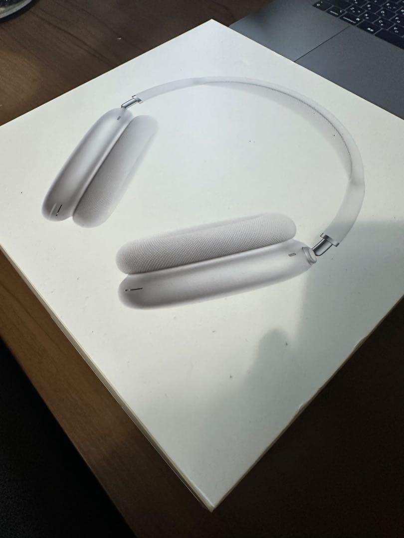 【正規品】AirPods Max ヘッドホン　シルバー　カバー付き
