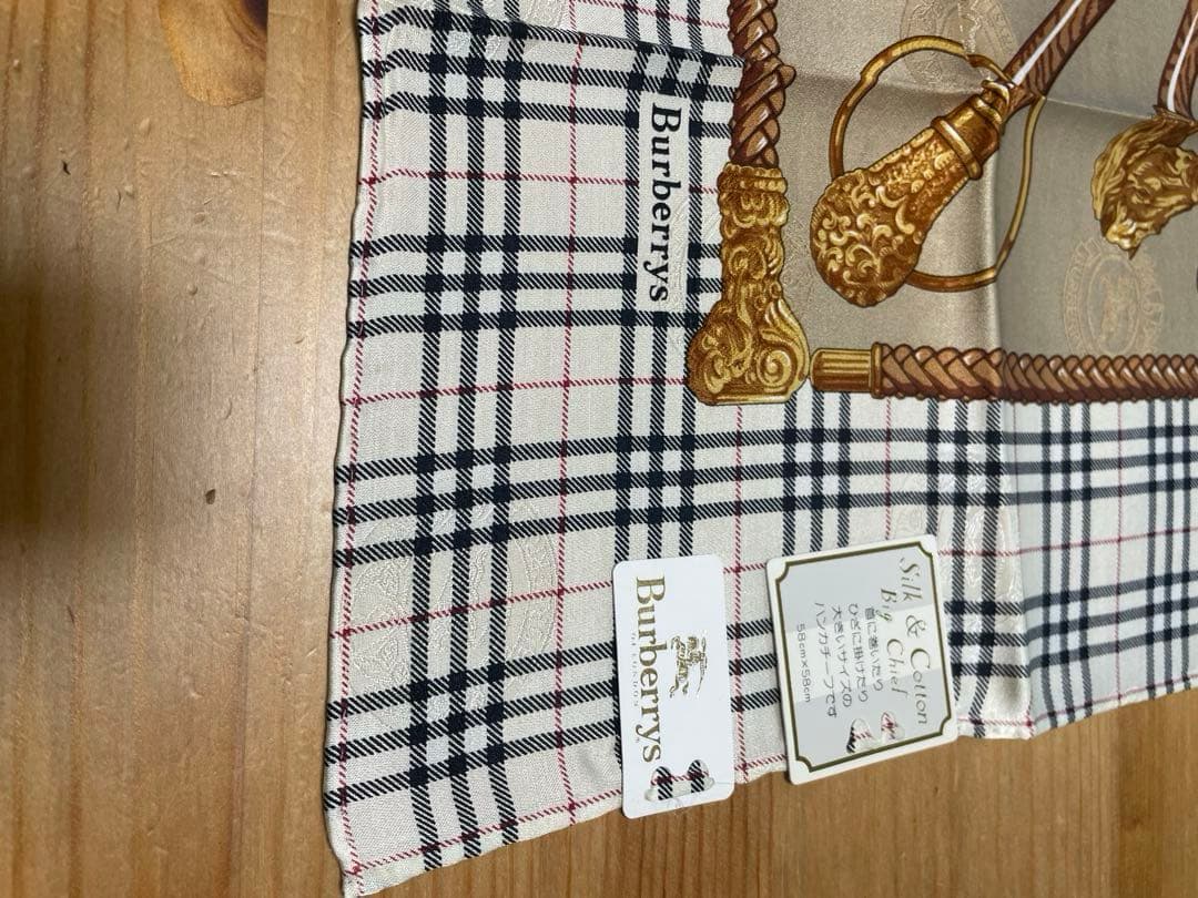 s*y様 Burberry's チェック柄ハンカチーフ3枚セット