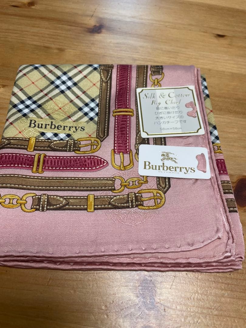 s*y様 Burberry's チェック柄ハンカチーフ3枚セット