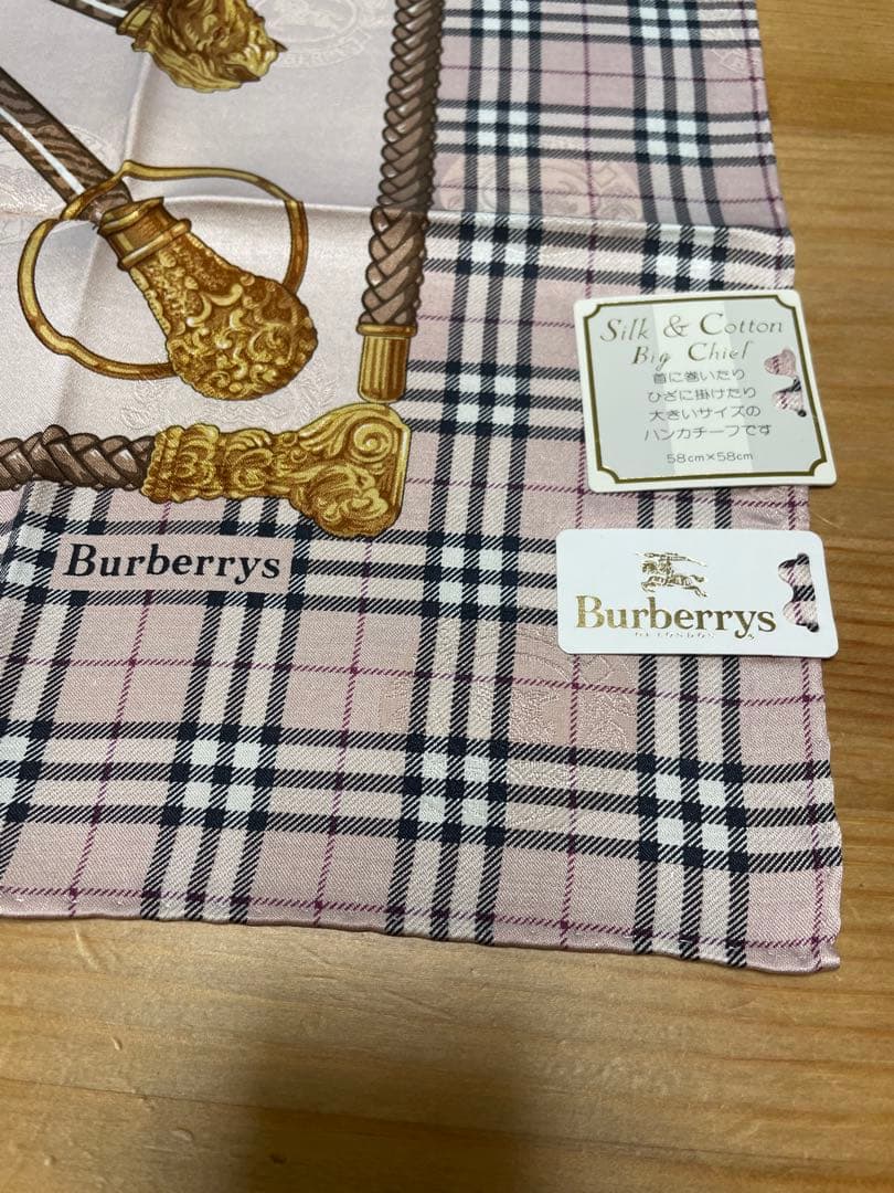 s*y様 Burberry's チェック柄ハンカチーフ3枚セット