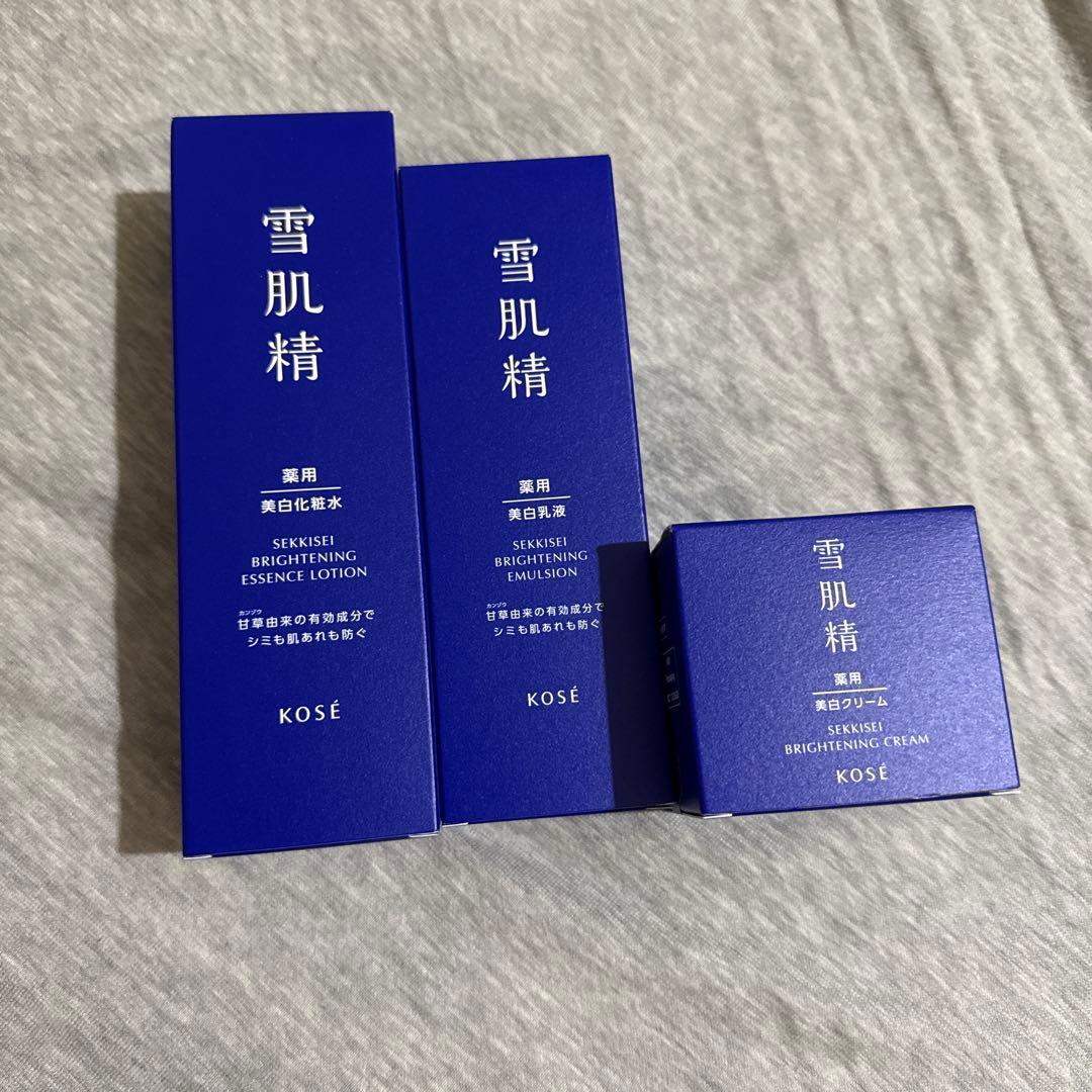 KOSE 薬用雪肌精 ブライトニングローション エマルジョン クリーム
