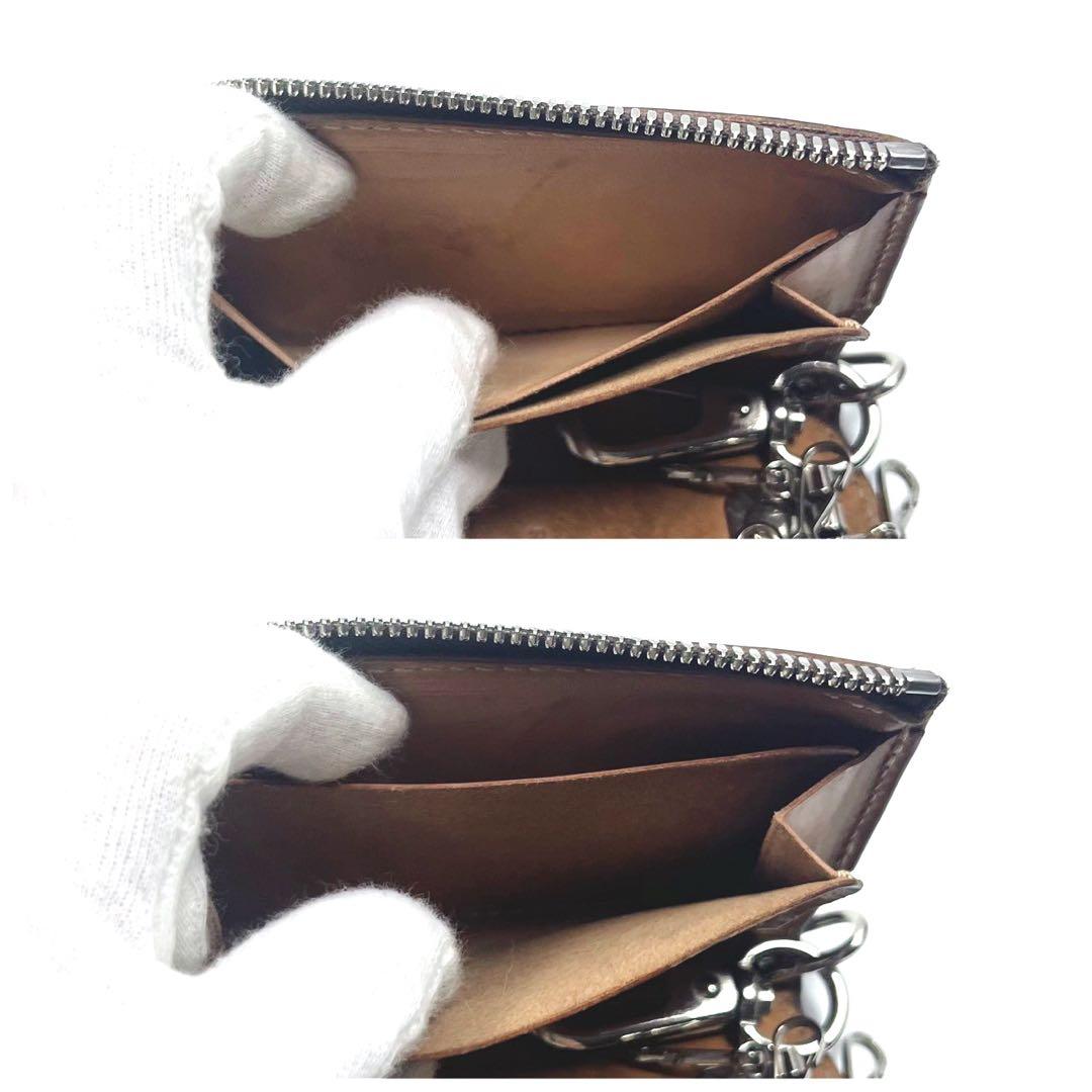 ★極上の味わい★REDMOON ラウンドジップ キーケース ビッグコンチョ