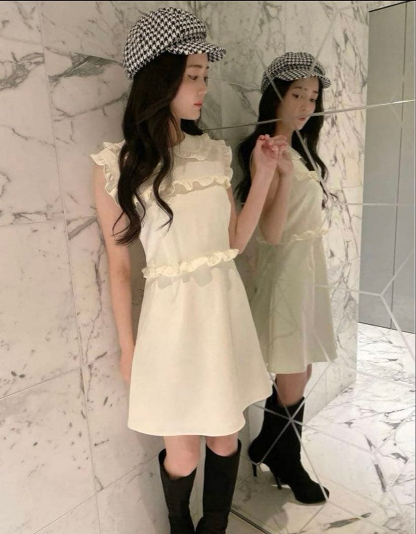 新品未使用最安値JILTU petit frill dress ホワイト