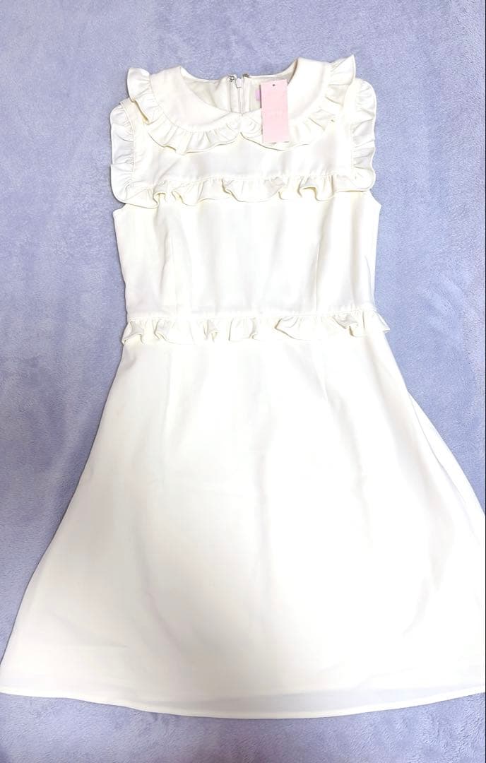 新品未使用最安値JILTU petit frill dress ホワイト