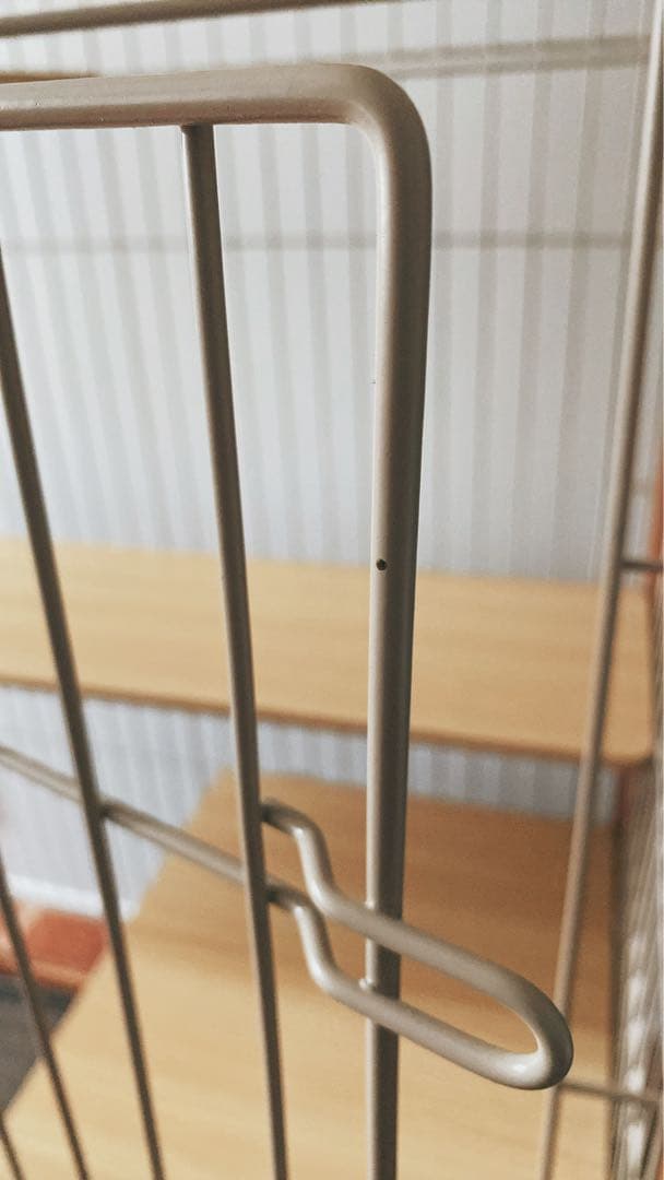 【引き取り限定】BTM 猫 ケージ 木製 2〜3段 ナチュラルカラー