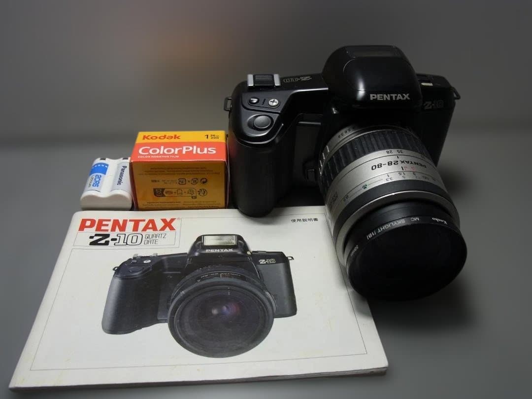 105ペンタックス Z-10 レンズ使用説明書電池　35ミリフイルム送料込み