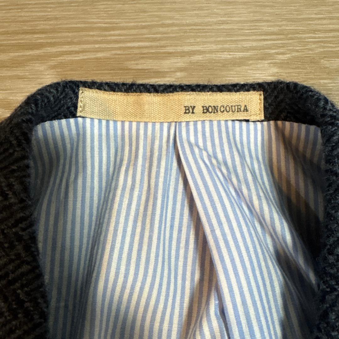 『極美品』BONCOURA ボンクラ テーラードジャケット　ツイード 38