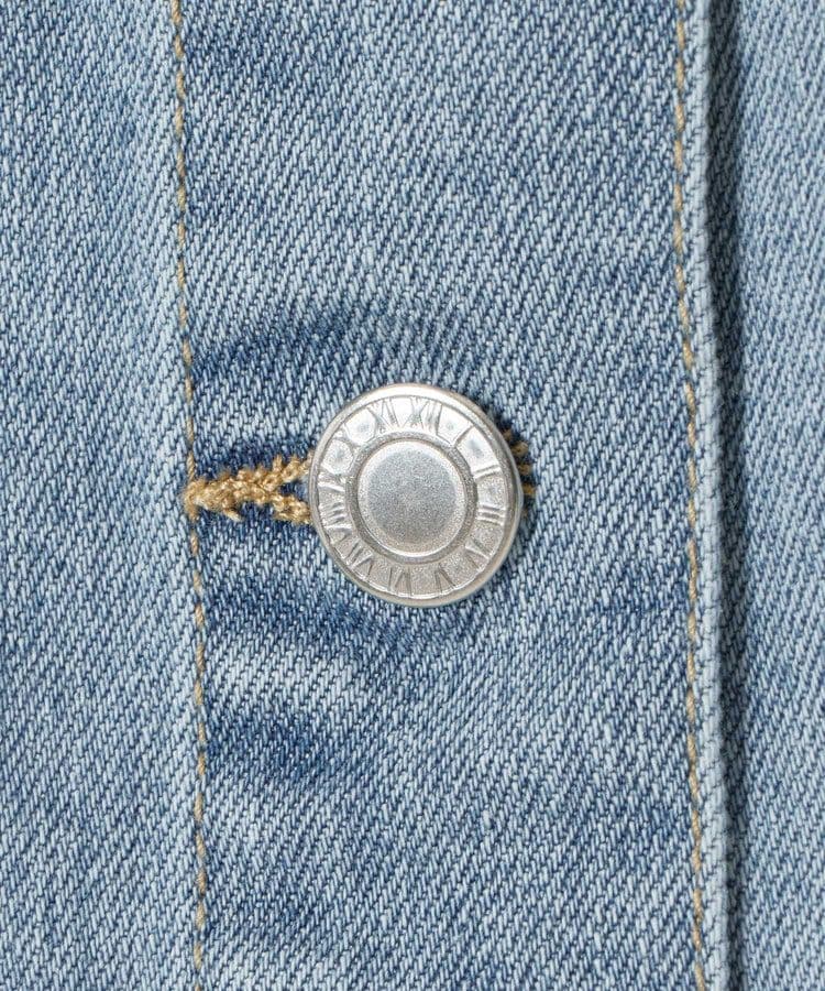 ANAYI ストレッチデニムノーカラー ジャケット サイズ38