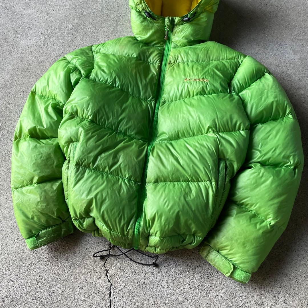 ジャケット・アウター columbia down parka lime green archive