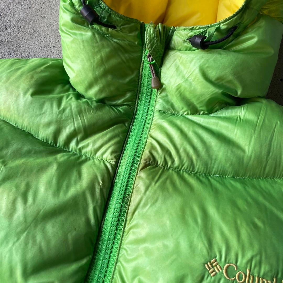 ジャケット・アウター columbia down parka lime green archive